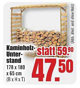Kaminholz-Unterstand