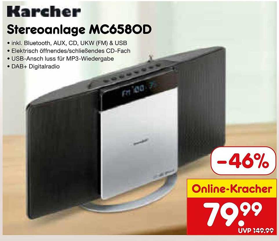 Kärcher Stereoanlage MC6580D