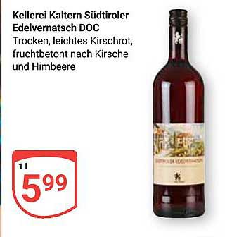Kellerei Kaltern Südtiroler Edelvernatsch DOC