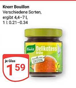 Knorr Bouillon - Verschiedene Sorten