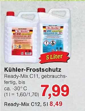Kühler-Frostschutz Ready-Mix C11, gebrauchsfertig, bis ca. -30 °C