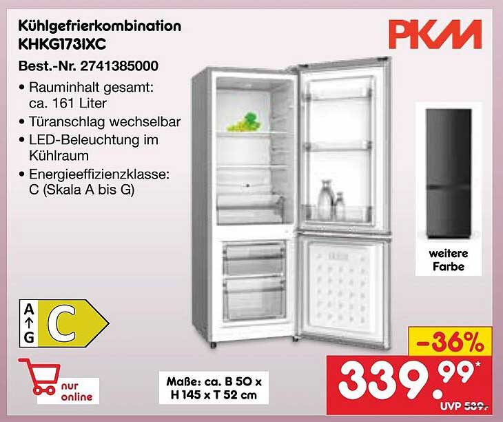 Kühlgefrierkombination KHKG173IXC