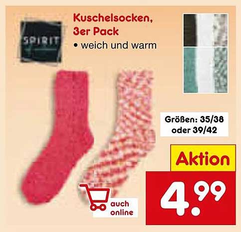 Kuschelsocken, 3er Pack