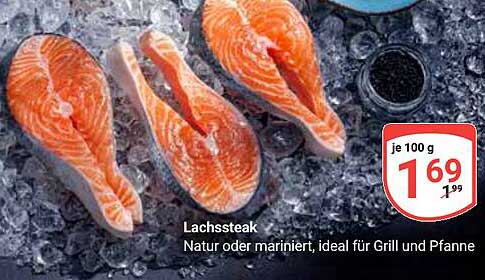 Lachssteak - Natur oder mariniert, ideal für Grill und Pfanne