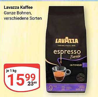 Lavazza Kaffee Ganze Bohnen, verschiedene Sorten
