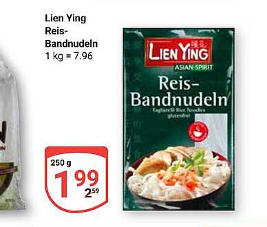 Lien Ying Reis-Bandnudeln 250 g