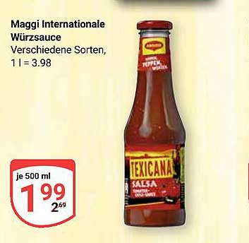 Maggi Internationale Würzsauce Texicana 500 ml