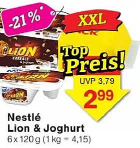 Nestlé Lion Joghurt 6 x 120 g