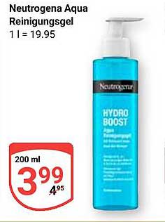 Neutrogena Aqua Reinigungsgel 200 ml