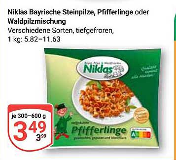 Niklas Bayrische Steinpilze, Pfifferlinge oder Waldpilzmischung