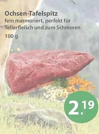 Ochsen-Tafelspitz - fein marmoriert, perfekt für Tellerfleisch und zum Schmoren