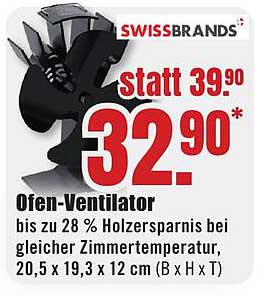 Ofen-Ventilator - Swissbrands