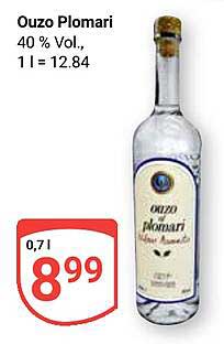 Ouzo Plomari 40 % Vol., 0,7 l
