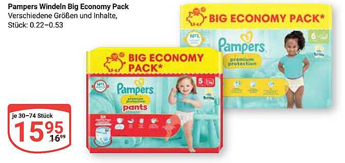 Pampers Windeln Big Economy Pack