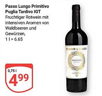 Passo Lungo Primitivo Puglia Tardivo IGT