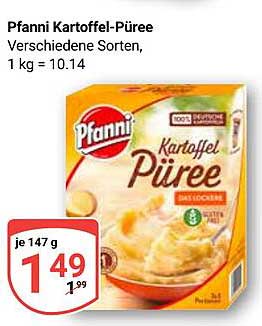 Pfanni Kartoffel-Püree - Verschiedene Sorten, 147 g für nur 1,49 €
