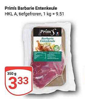 Prim's Barbarie Entenkeule, tiefgefroren