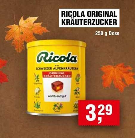 RICOLA ORIGINAL KRÄUTERZUCKER 250 g Dose