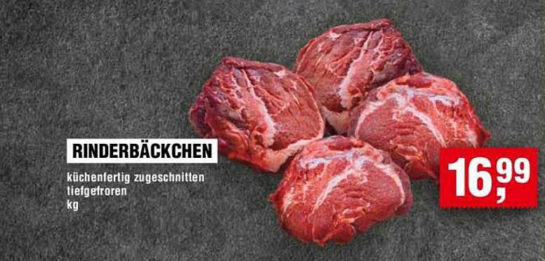 Rinderbäckchen - küchenfertig zugeschnitten, tiefgefroren