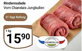 Rinderroulade vom Charolais-Jungbullen
