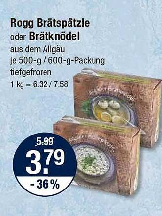 Rogg Brätspätzle oder Brätknödel aus dem Allgäu