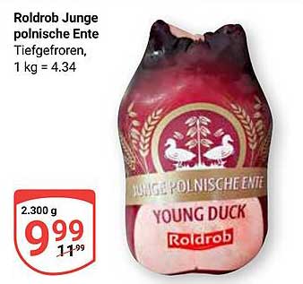 Rolldrob Junge polnische Ente 2.300 g