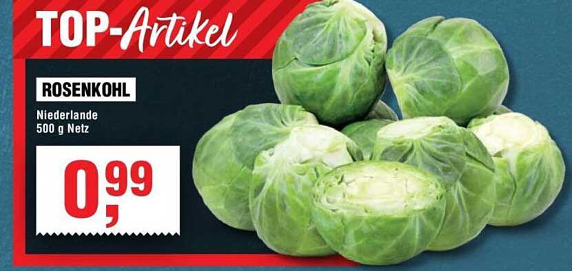 Rosenkohl 500 g Netz - Top-Artikel!
