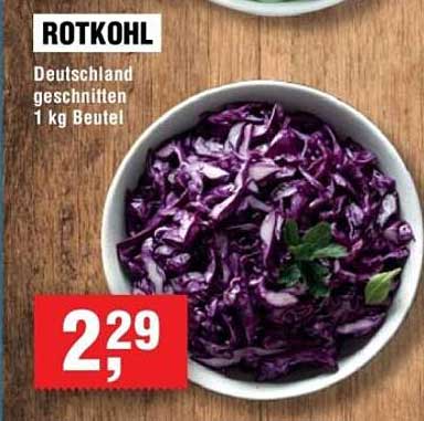 ROTKOHL Deutschland geschnitten 1 kg Beutel
