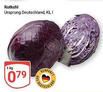 Rotkohl - Herkunft aus Deutschland, KL I