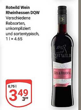 Rotwild Wein Rheinhessen DQW – Verschiedene Rebsorten, unkompliziert und sortentypisch