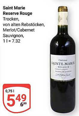 Saint Marie Reserve Rouge