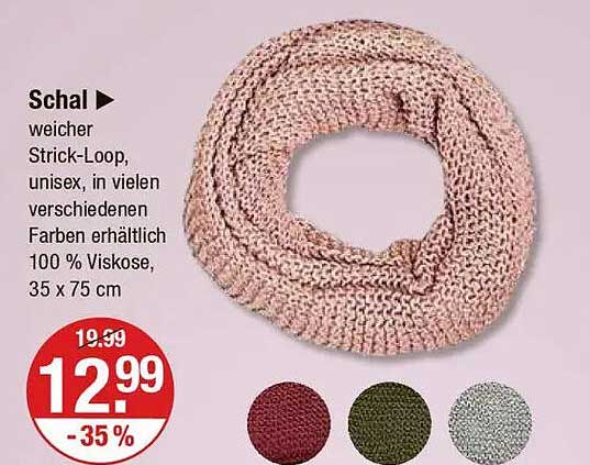 Schal – weicher Strick-Loop, unisex