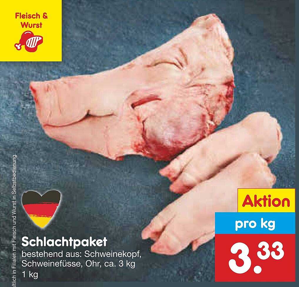 Schlachtpaket - Leckereien vom Schwein