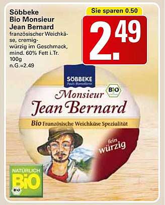 Söbbeke Bio Monsieur Jean Bernard