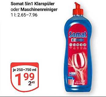 Somat 5in1 Klarspüler oder Maschinenreiniger