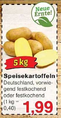 Speisekartoffeln 5 kg - Jetzt neu aus Deutschland!