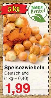 Speisezwiebeln - Neue Ernte aus Deutschland