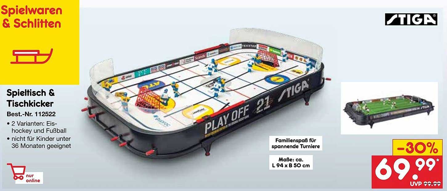 Spieltisch & Tischkicker - Best.-Nr. 112522