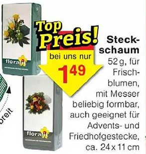 Steckschaum für Frischblumen - perfekt für kreative Floristik