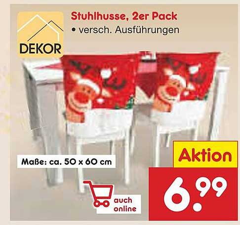 Stuhlhusse, 2er Pack - verschiedene Ausführungen