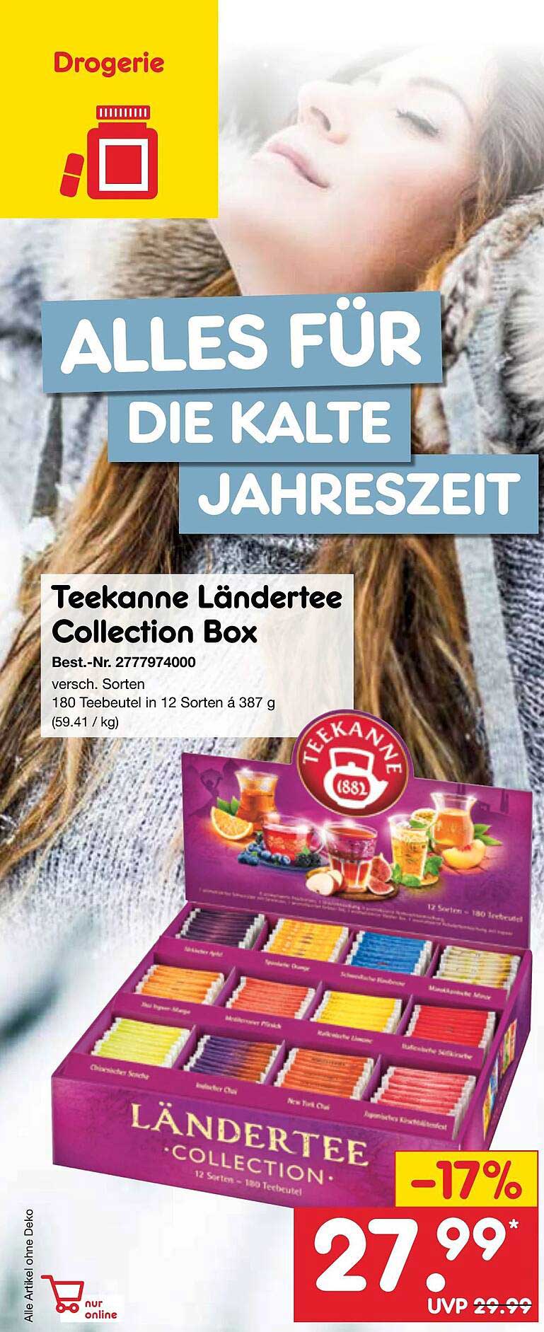 Teekanne Ländertees Collection Box