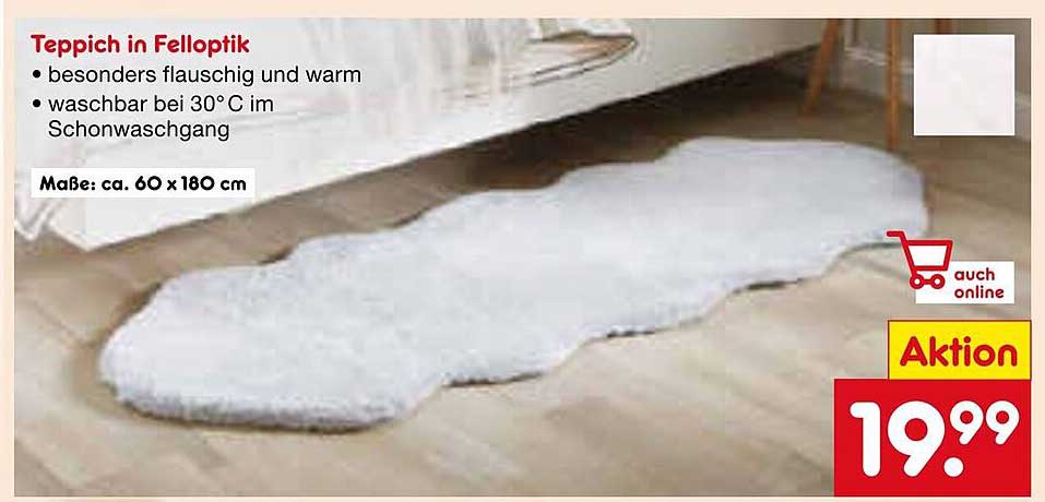 Teppich in Felloptik