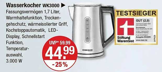 Wasserkocher WK3000