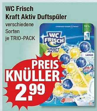 WC Frisch Kraft Aktiv Duftspüler verschiedene Sorten je TRIO-PACK