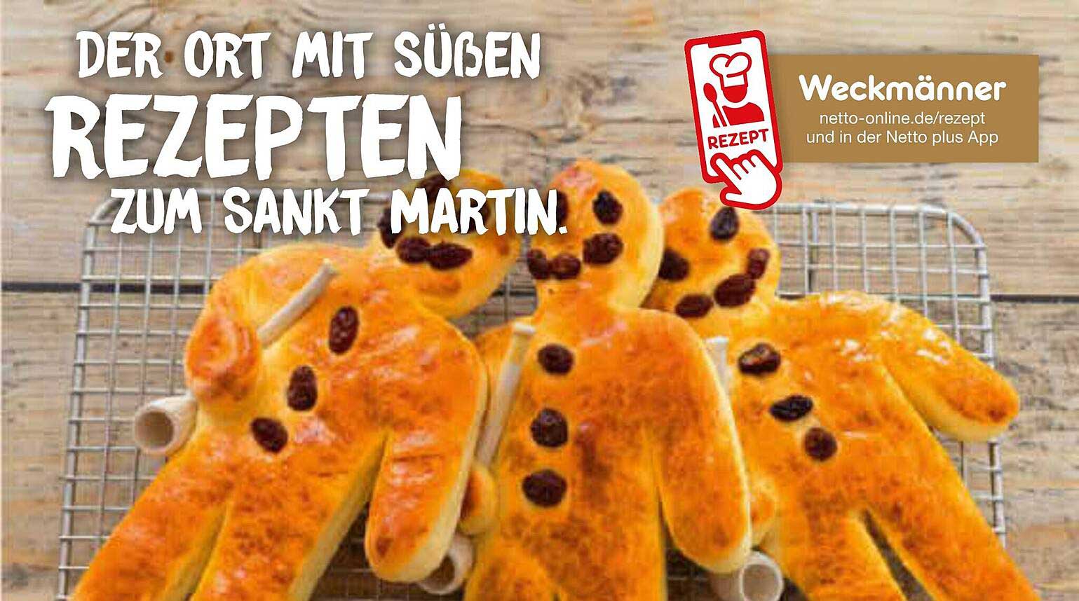 Weckmänner zum Sankt Martin