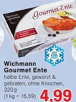 Wichmann Gourmet Ente - halbe Ente, gewürzt & gebraten, 320g