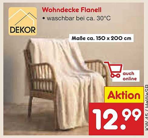 Wohndecke Flanell