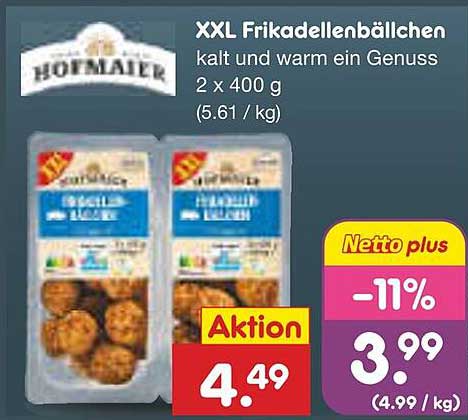 XXL Frikadellenbällchen - kalt und warm ein Genuss