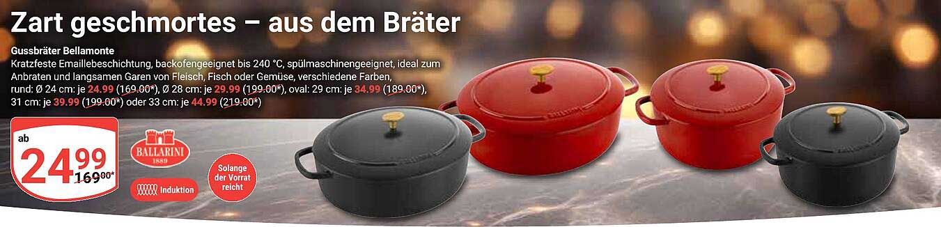 Zart geschmortes – aus dem Bräter