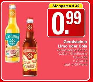 Wunderbar Gerolsteiner Glasflasche Angebot Diese Woche Ebenbild